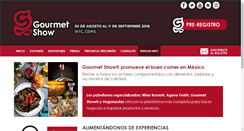 Desktop Screenshot of gourmetshow.info